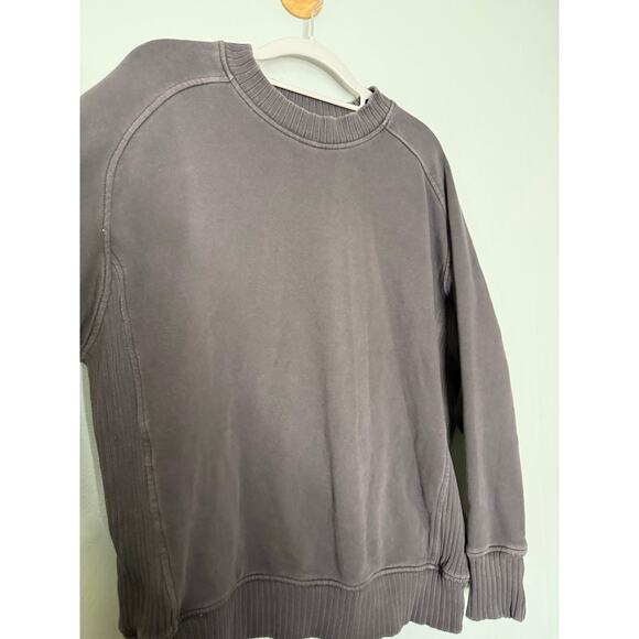 Aerie dark grey oversized crewneck sweater - Picture 3 of 7